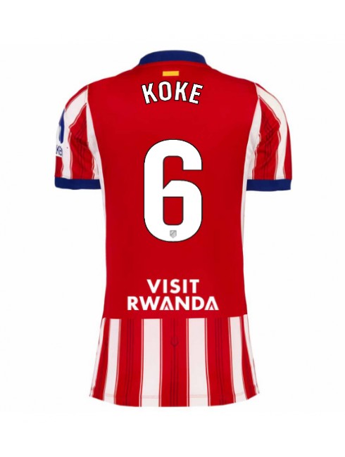 Zenske Futbalové oblečenie Atletico Madrid Koke #6 2026-27 Krátky Rukáv - Domáci Zenske Futbalové oblečenie Atletico Madrid Koke #6 2026-27 Krátky Rukáv - Domáci